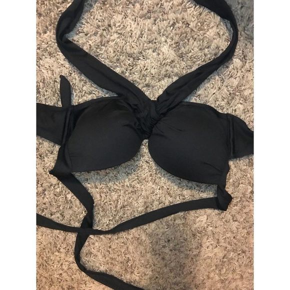 Victoria's Secret PINK Swim Knot Front Bandeau Top 34B - Picture 3 of 8